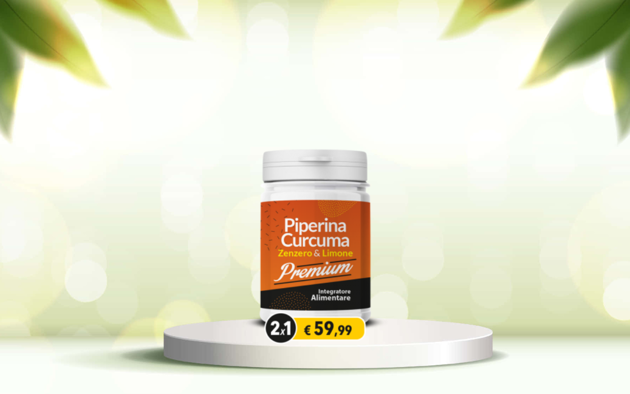 Scopri come depurarti e dimagrire con piperina e curcuma premium detox naturale